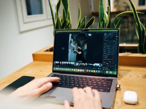 a hands using laptop in Morayfield